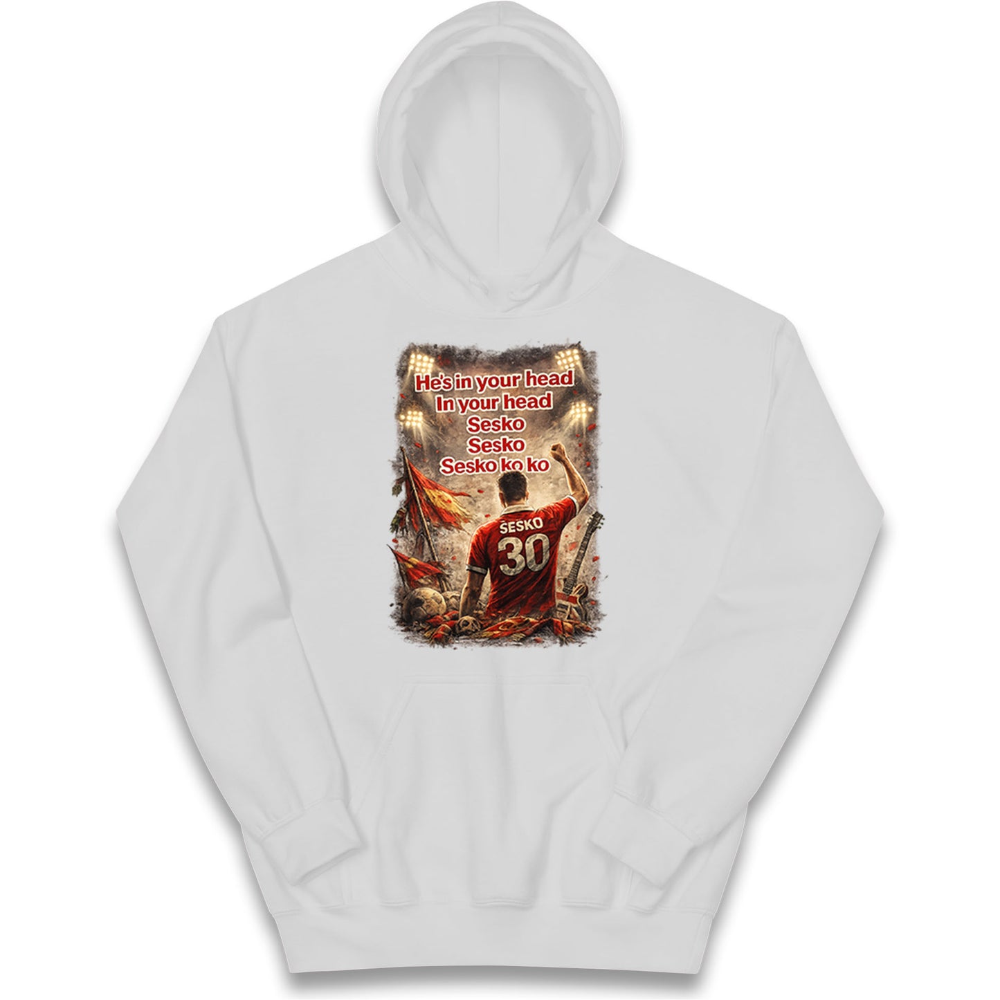 He's in Your Head in Your Head Sesko Sesko Sesko ko ko Kids Hoodie