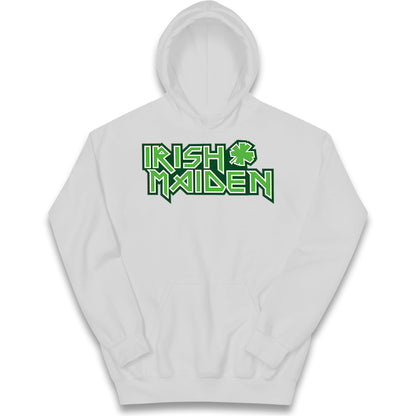 Irish Maiden St Patricks Day Kids Hoodie