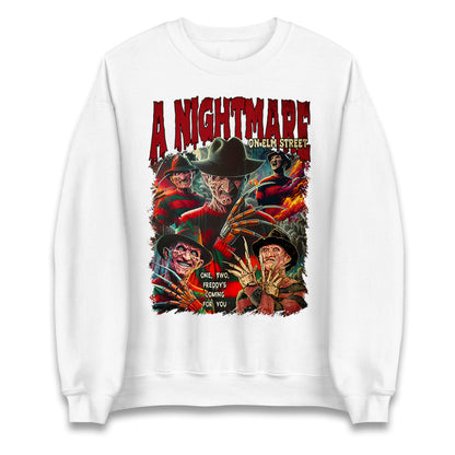 Al Nightmare on Elm Street Freddy Krueger Sweatshirt