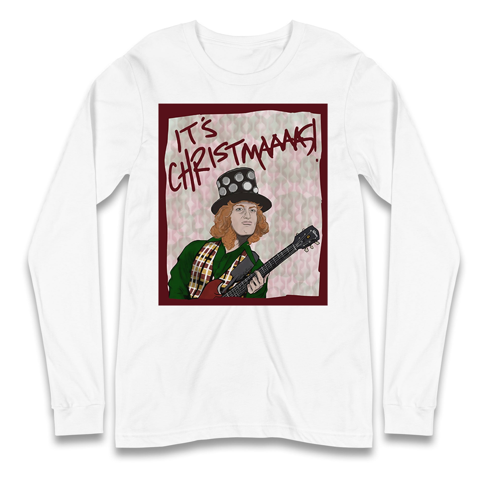 Noddy Holder Christmas Longsleeve T Shirt