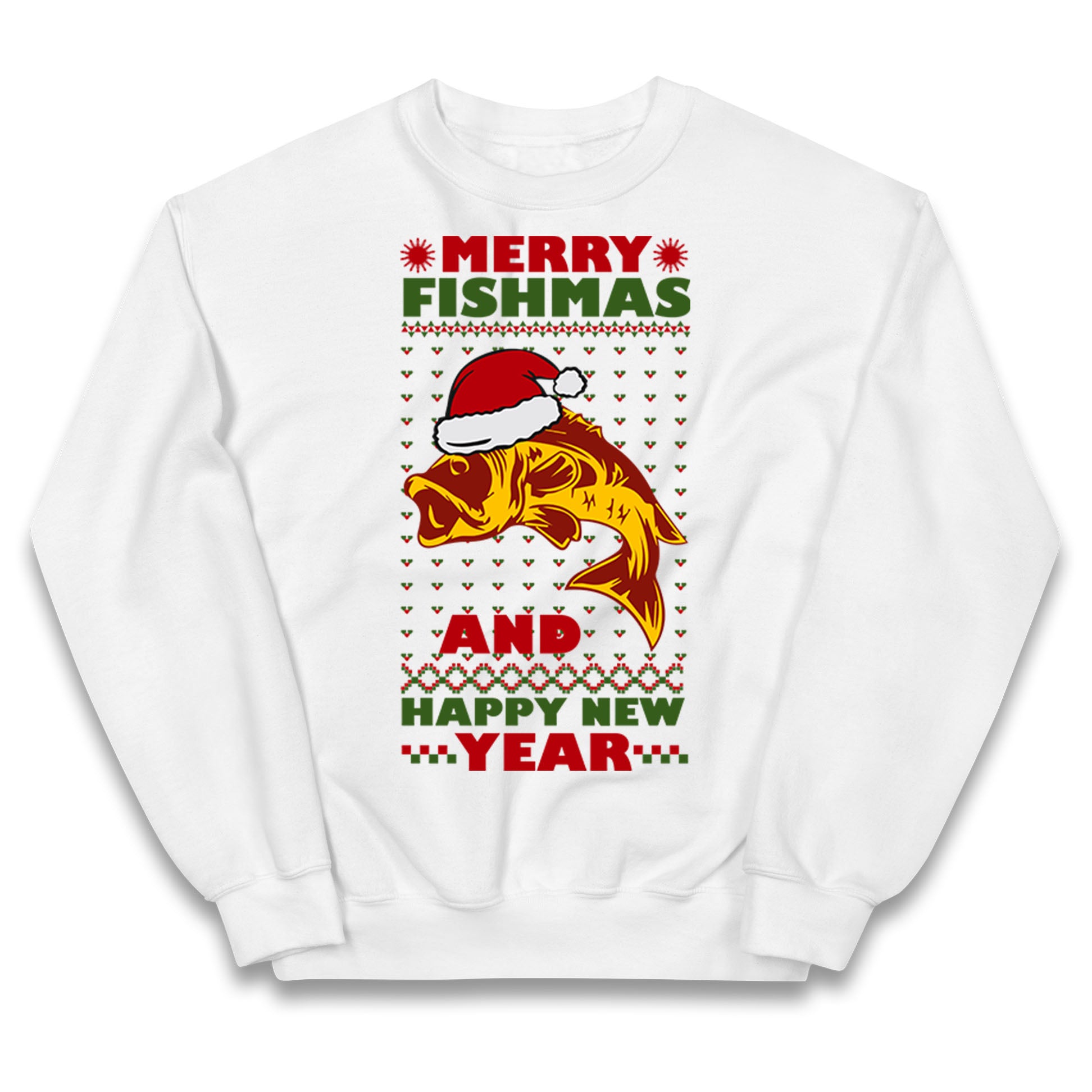 christmas fishing jumper