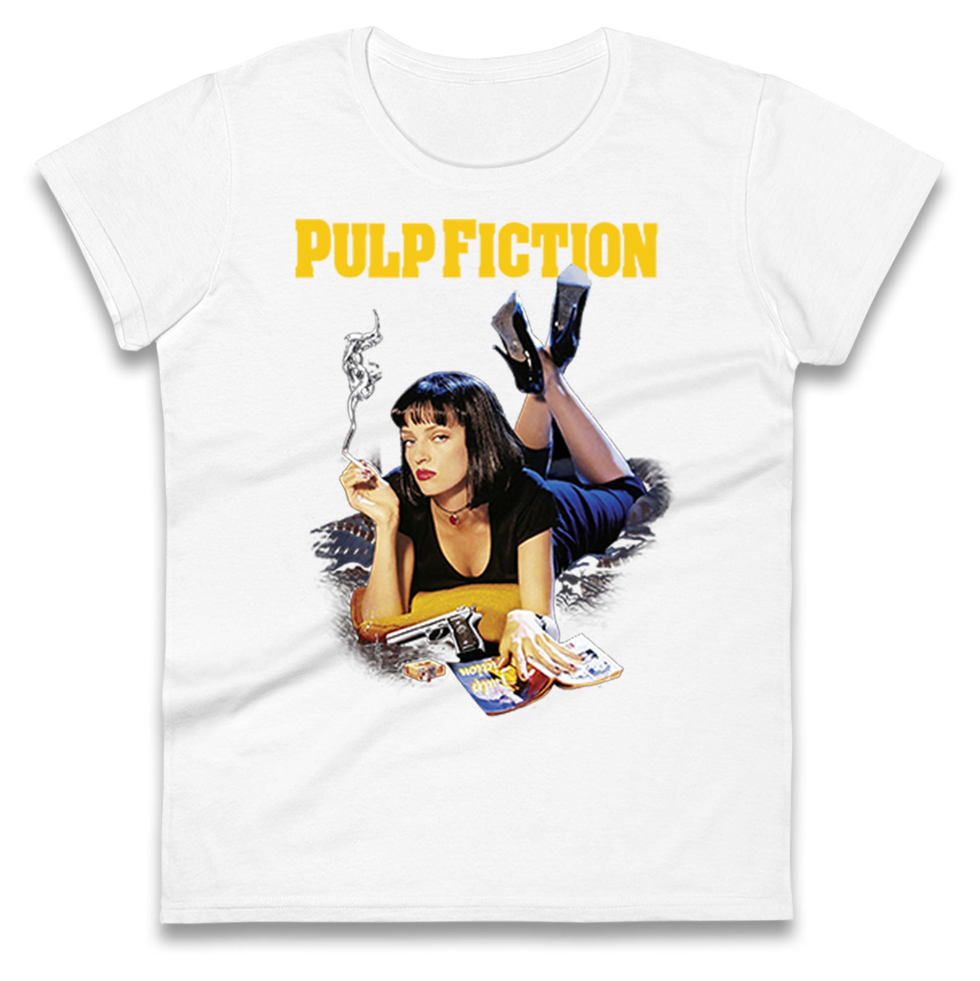 Uma Thurman Pulp Fiction Ladies T Shirt