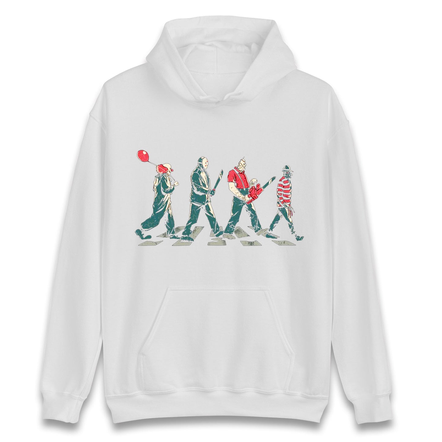 Horror Characters Friends Spoof Halloween Unisex Hoodie