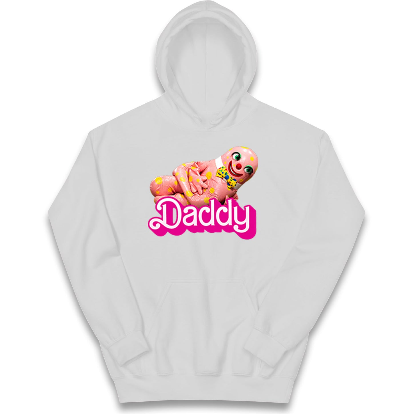 Funny Mr Blobby Daddy 90s Retro Kids Hoodie