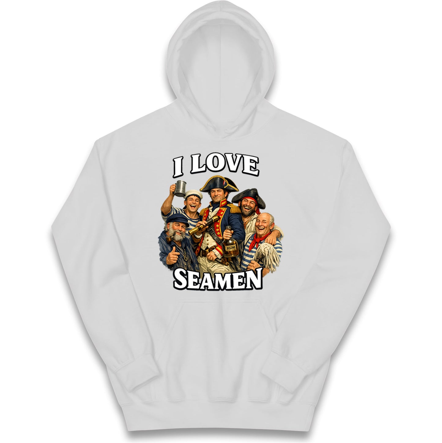 I Love Seamen Funny Cringe Meme Offensive  Kids Hoodie