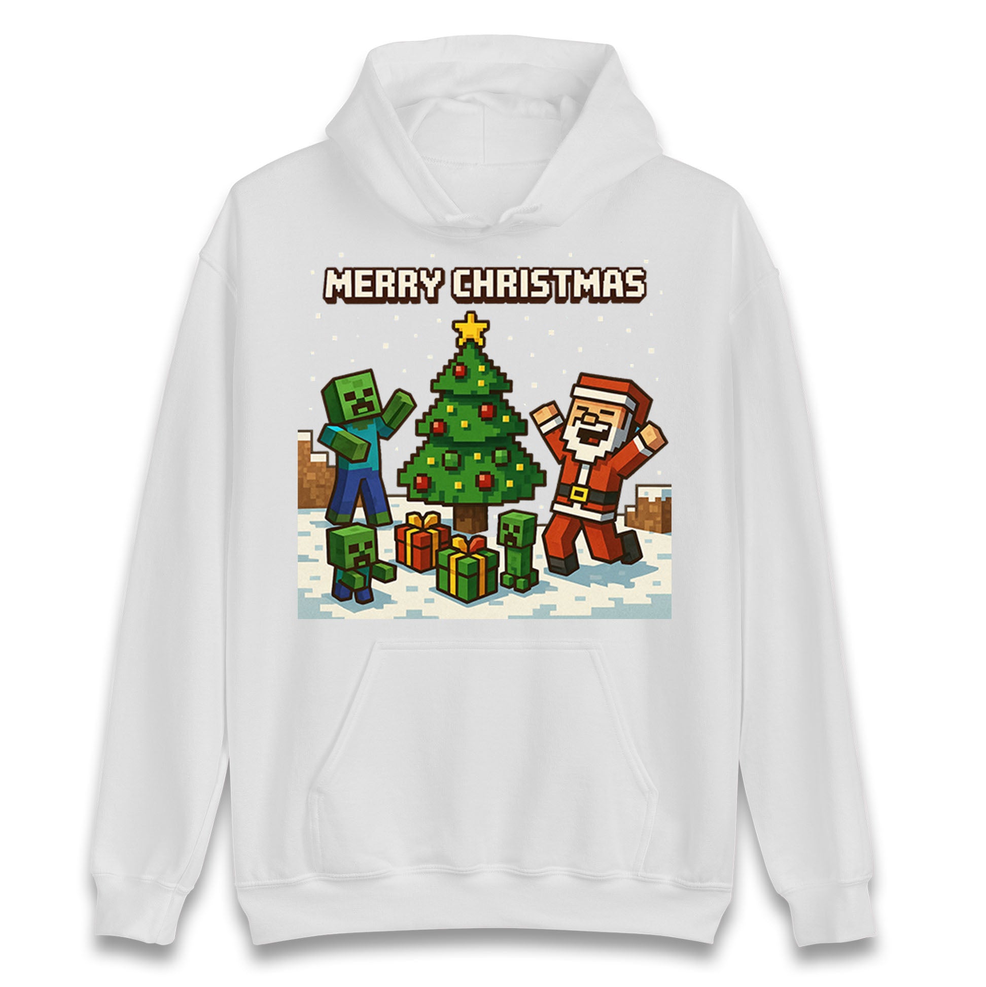 Minecraft Christmas Hoodie