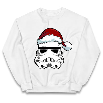 Stormtrooper Santa Christmas Kids Jumper

