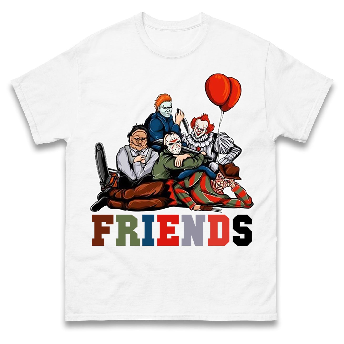 Horror Vintage Characters Friends t shirts
