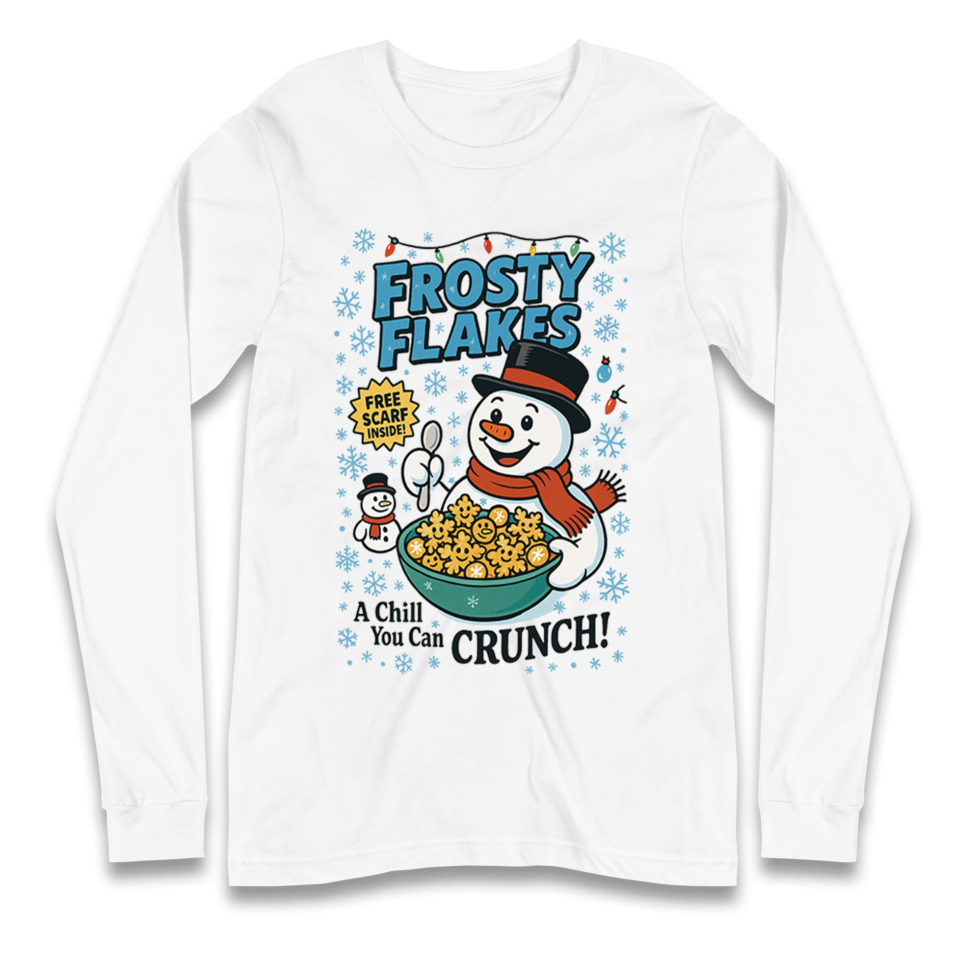 Snowman Christmas Longsleeve T Shirt
