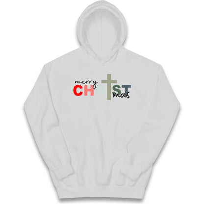 Christ Christmas Kids Hoodie