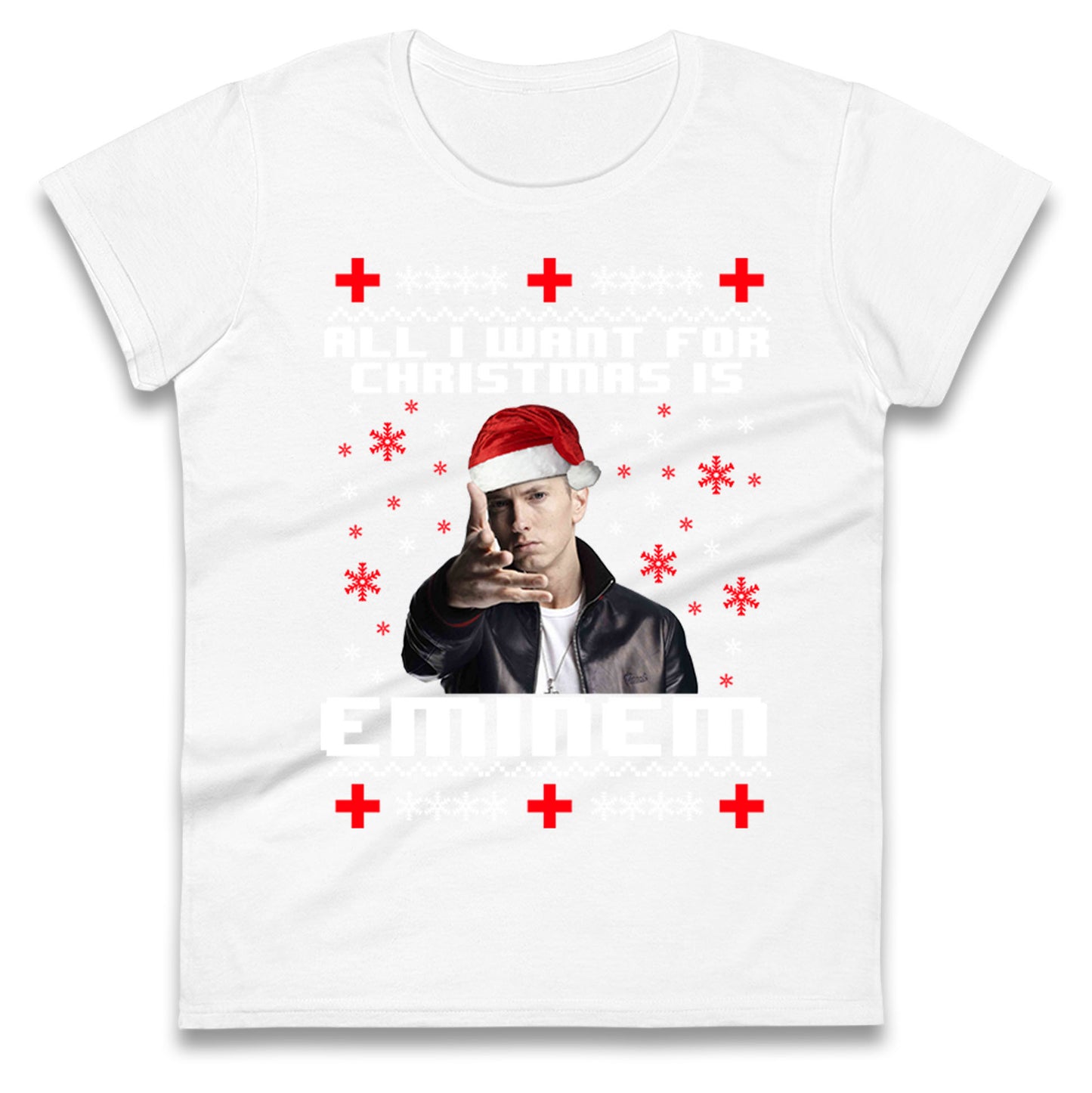 eminem christmas womens top