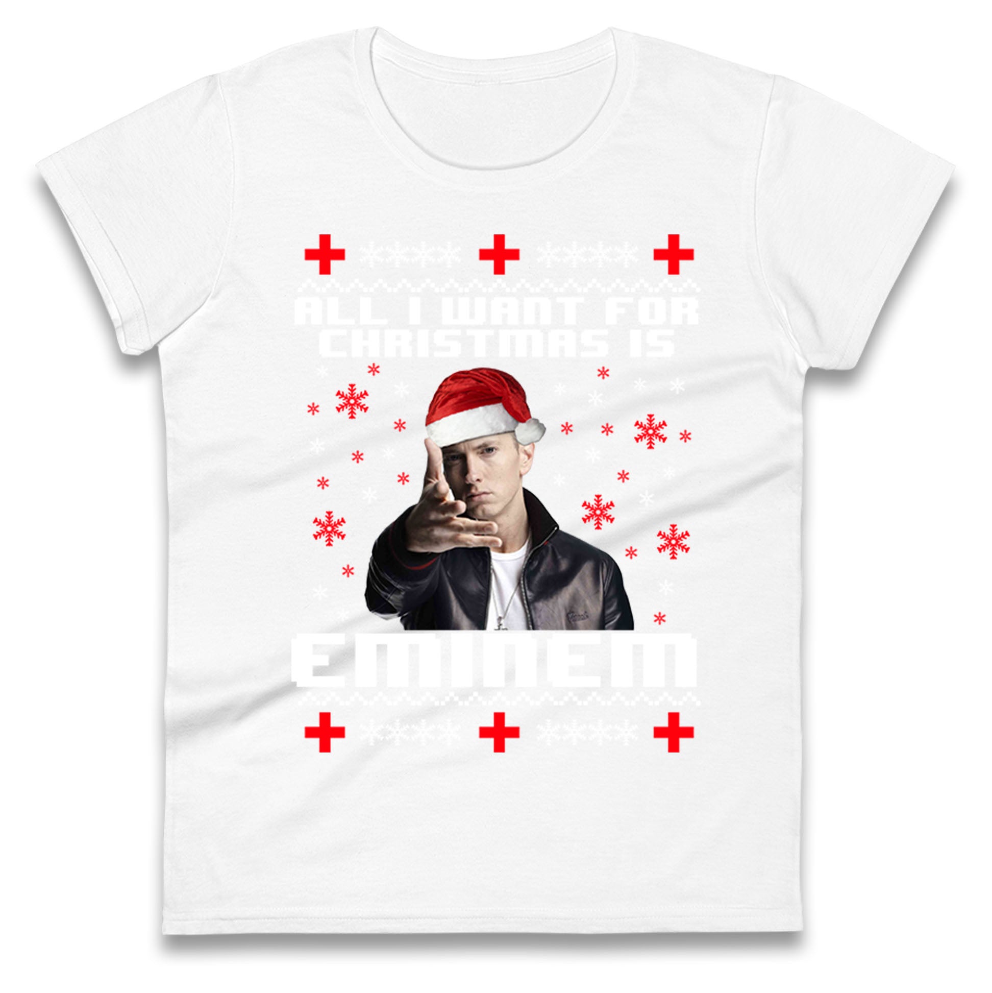 eminem christmas womens top
