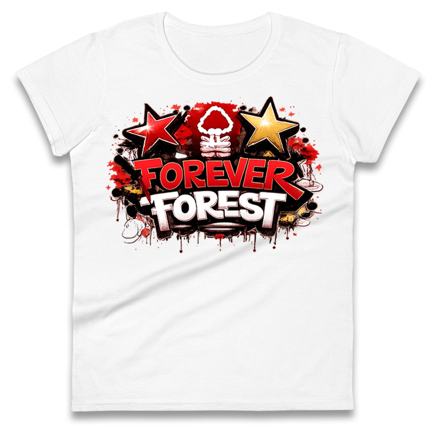 Forever Forest Football Ladies T Shirt