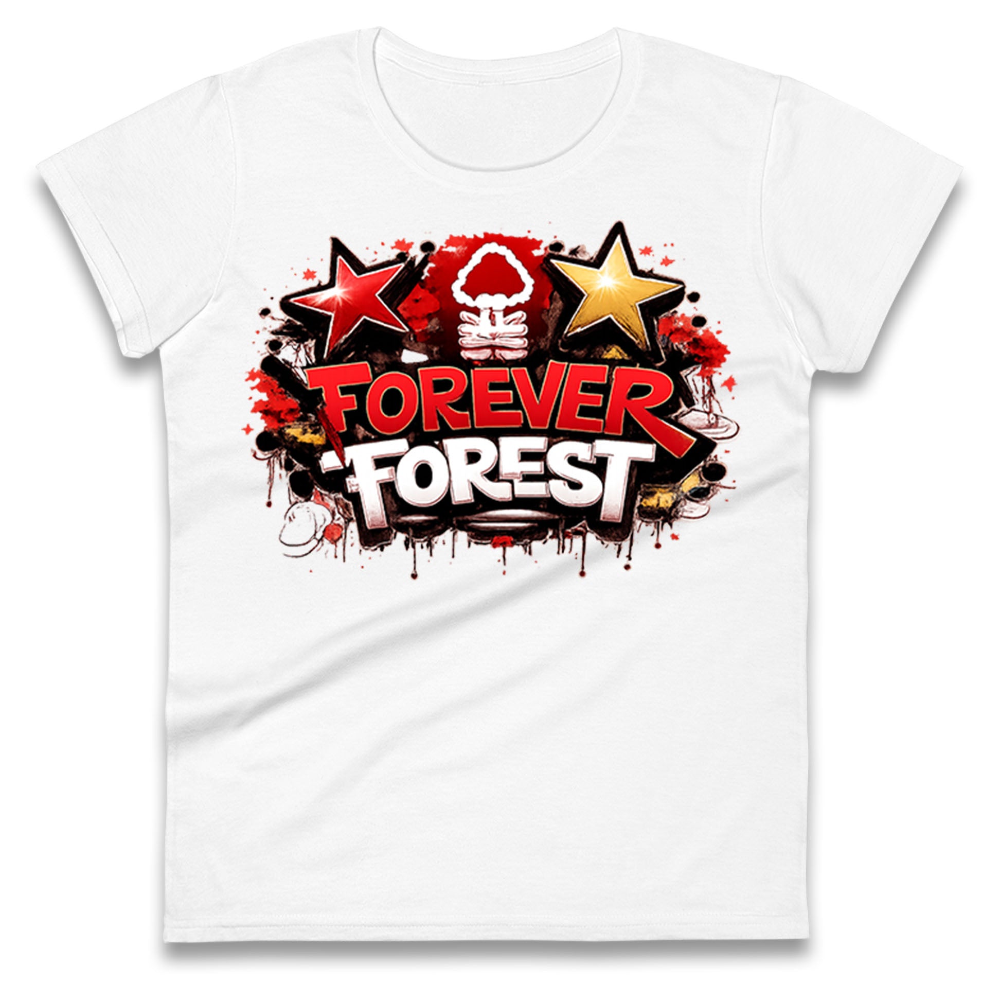 Forever Forest Football Ladies T Shirt