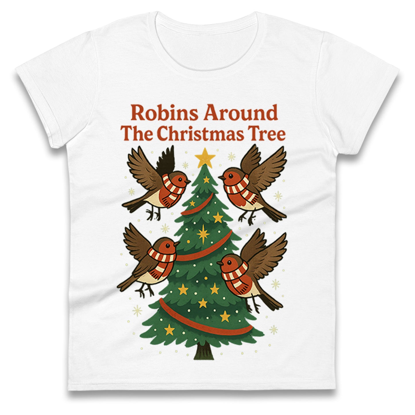 Bristol City Christmas Ladies T Shirt