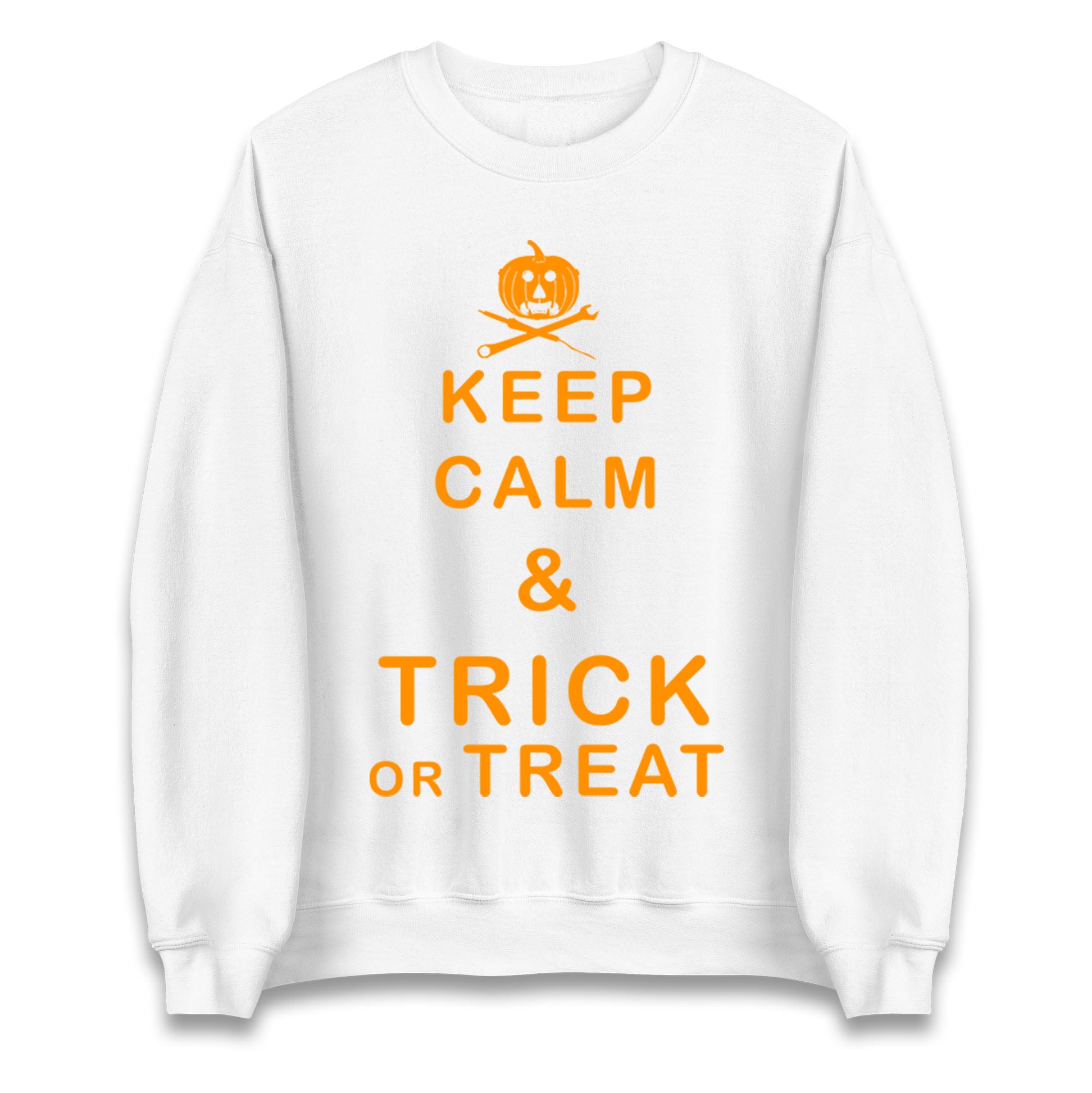Keep Calm And Trick Or Treat Halloween Sweatshirt
