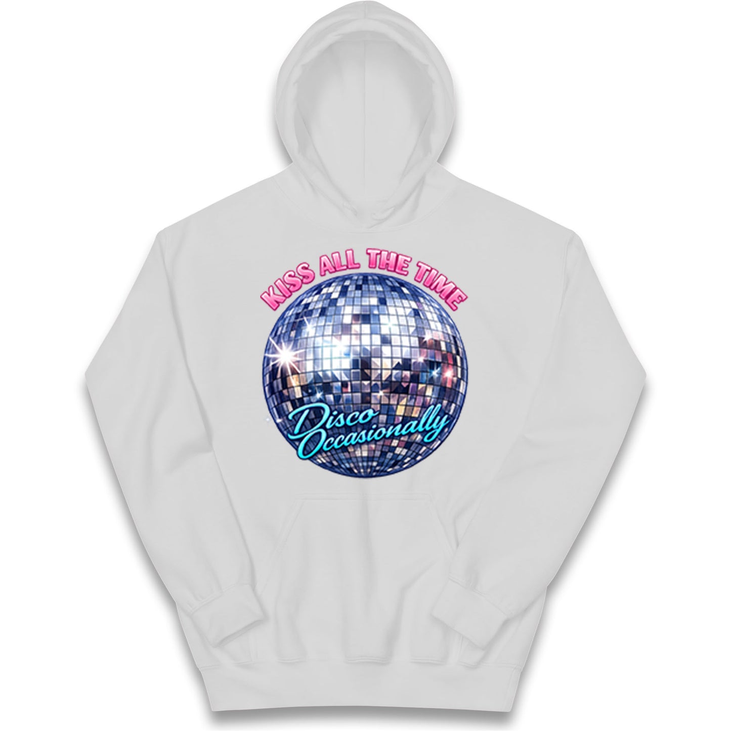 Kiss All The Time Disco Occasionally Kids Hoodie