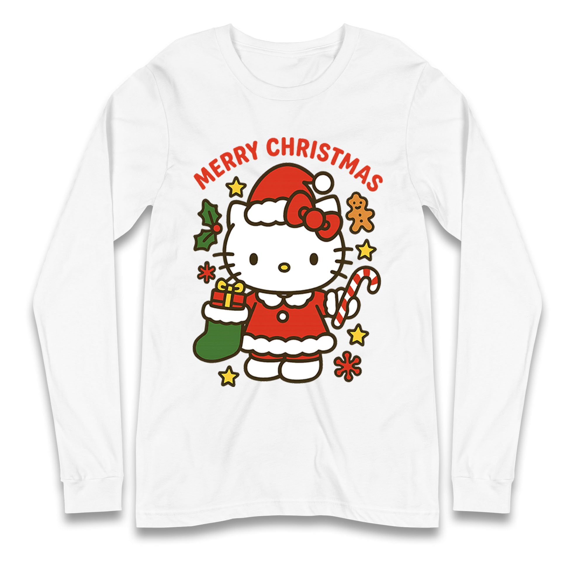 Hello Kitty Christmas Longsleeve T Shirt