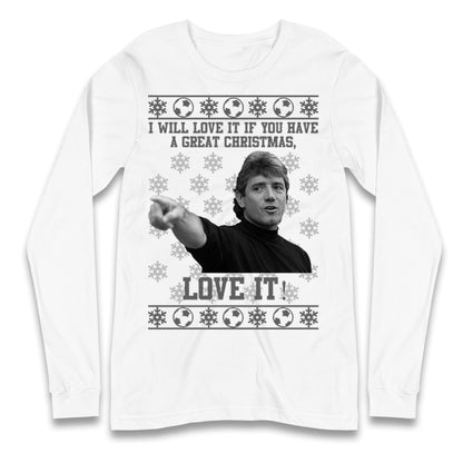 Kevin Keegan Christmas Long Sleeve T Shirt