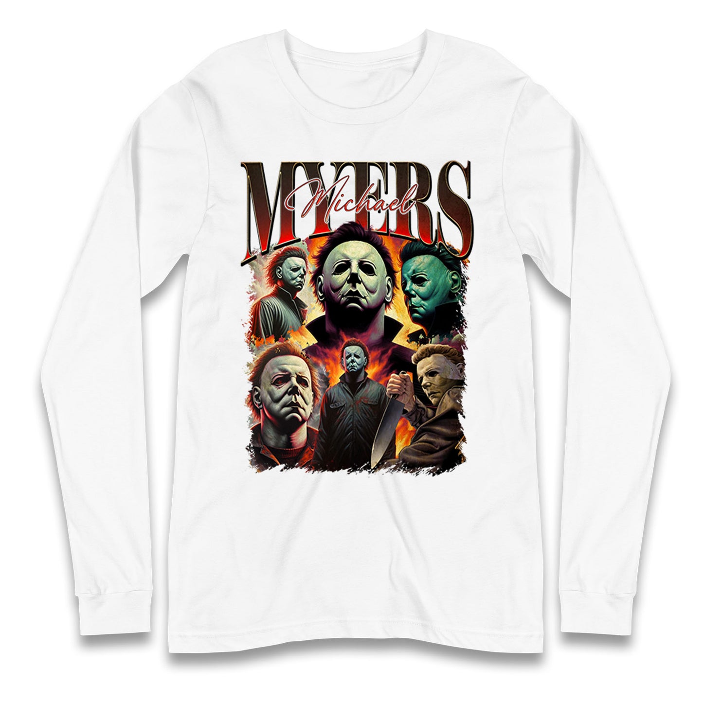 Michael Myers Bootleg Halloween Long Sleeve T Shirt