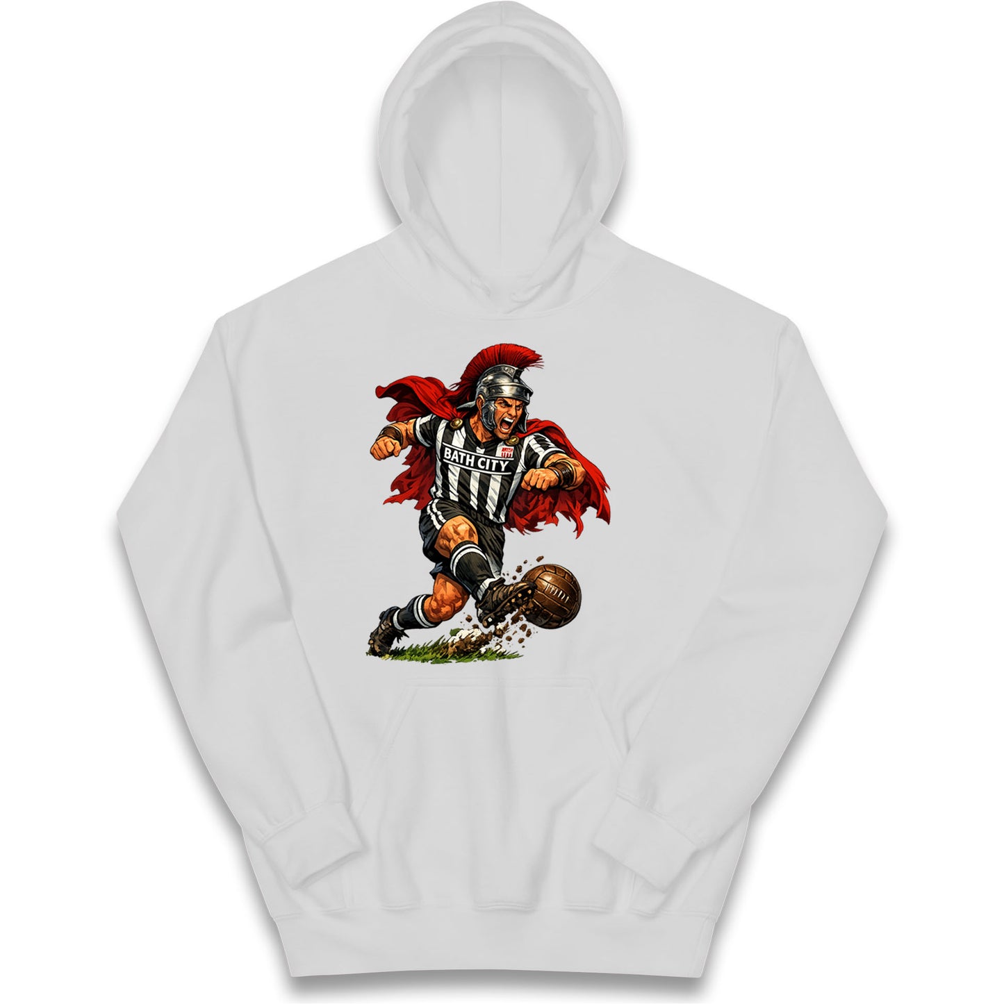 Retro Bath City Football Kids Hoodie