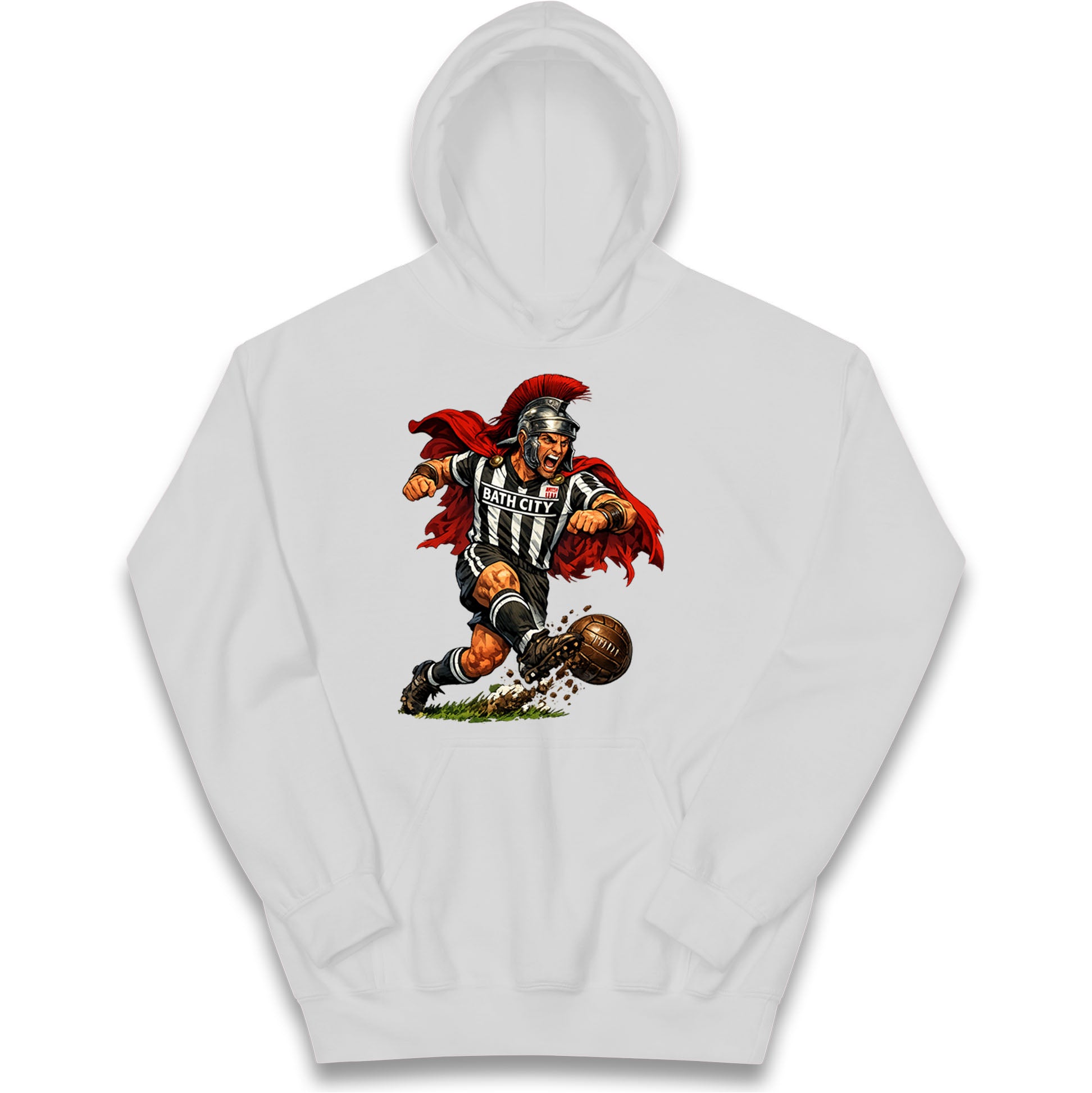 Retro Bath City Football Kids Hoodie