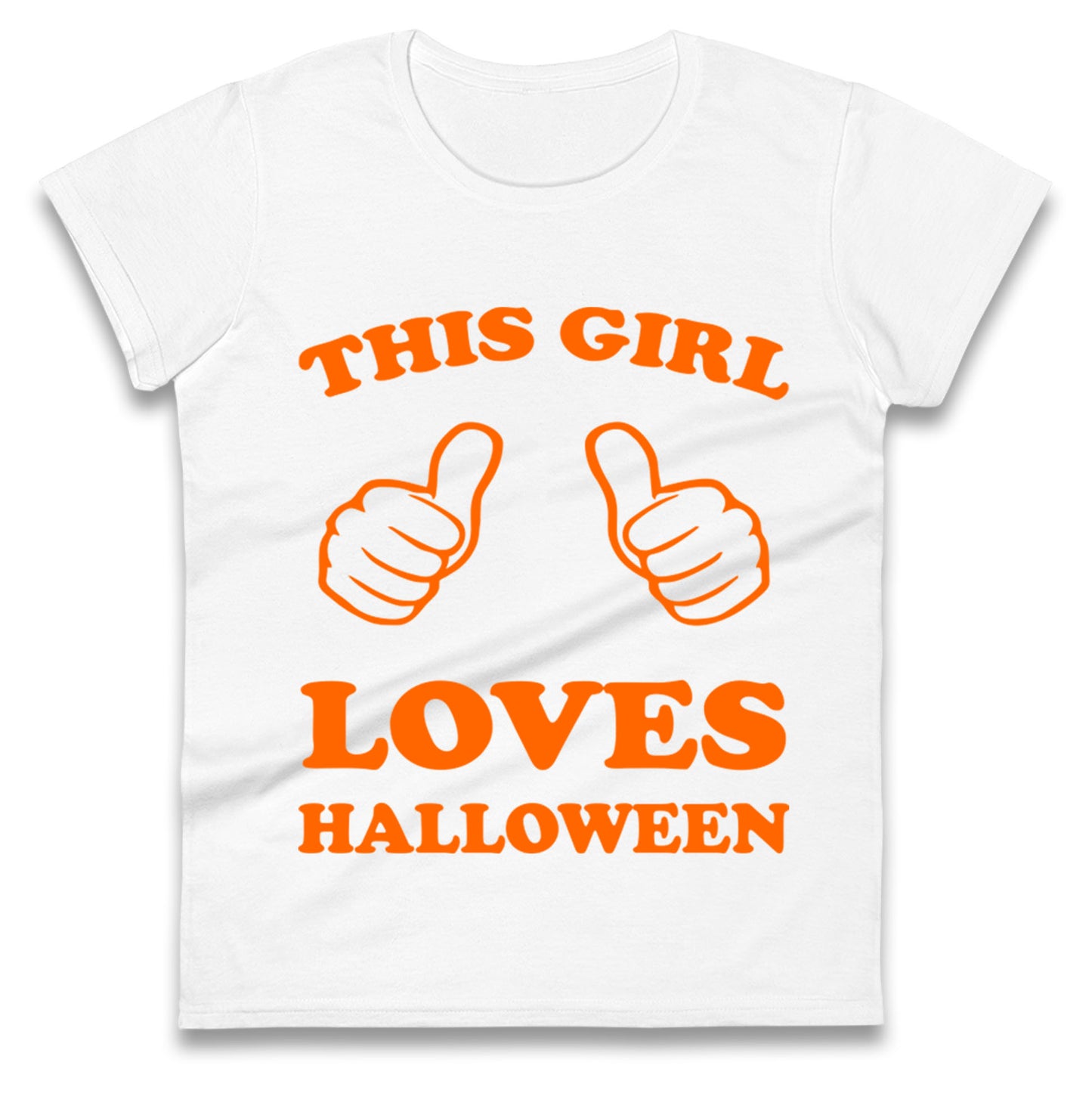 This Girl Loves Halloween t shirt
