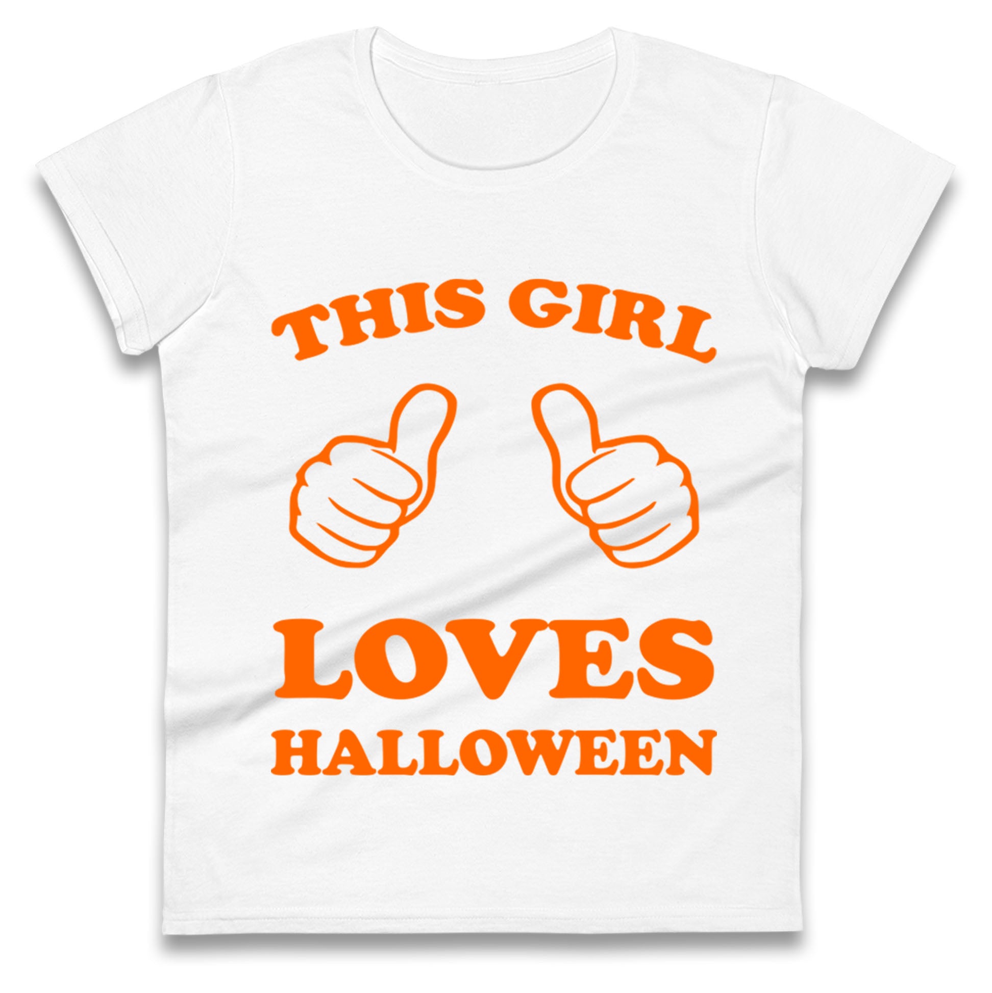 This Girl Loves Halloween t shirt
