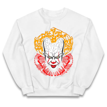 Pennywise Scary Clown Halloween Jumper
