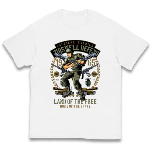 American Soldier Kids T Shirt