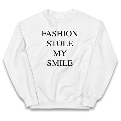 Fashion Stole My Smile Kids Jumper