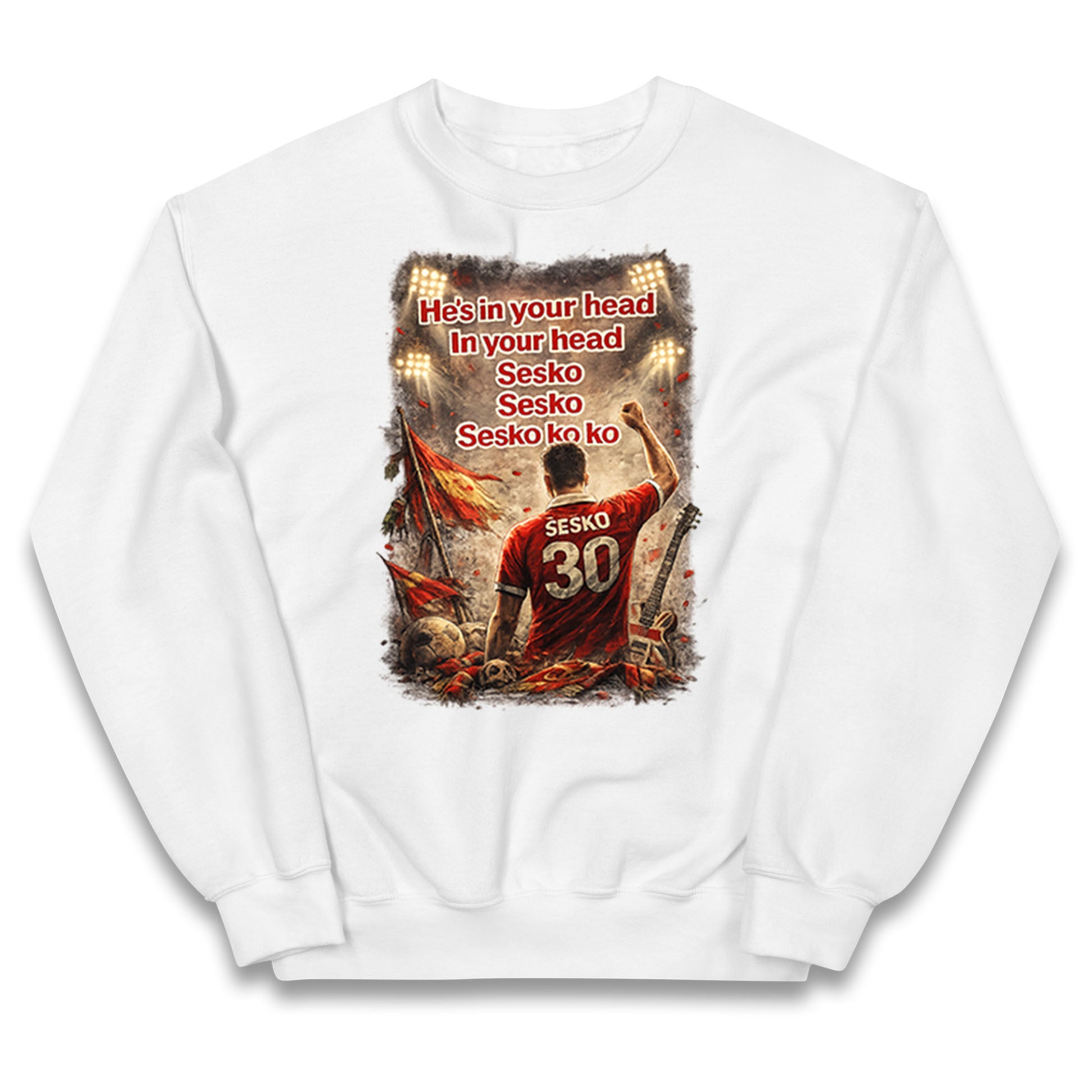 He's in Your Head in Your Head Sesko Sesko Sesko ko ko Kids Jumper