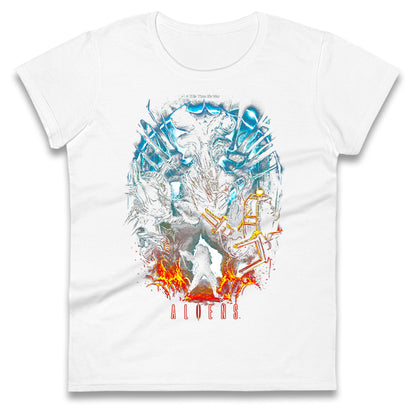 Aliens Ladies T Shirt