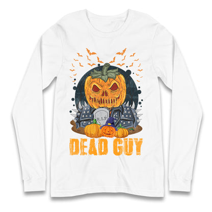 Scary Pumpkin Dead Guy Halloween T Shirt

