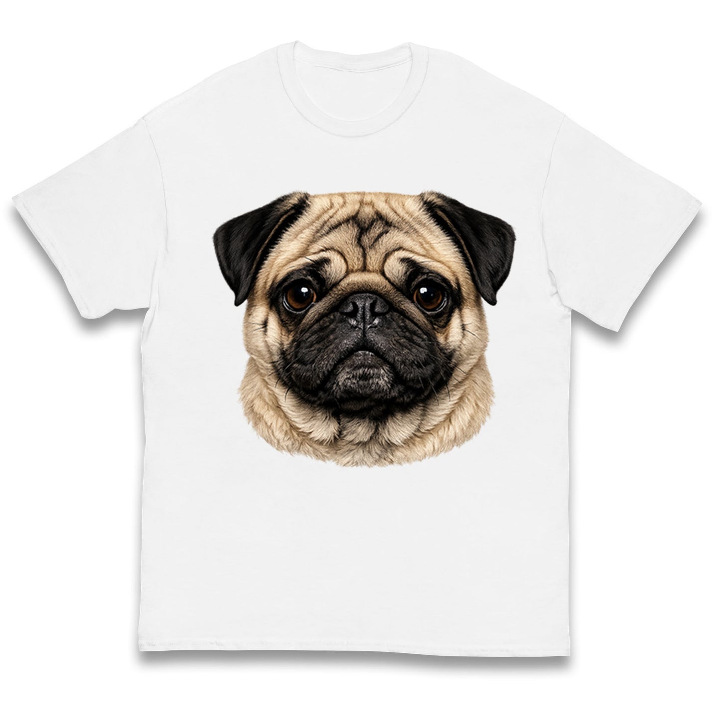 Pug Dog Face Kids T Shirt