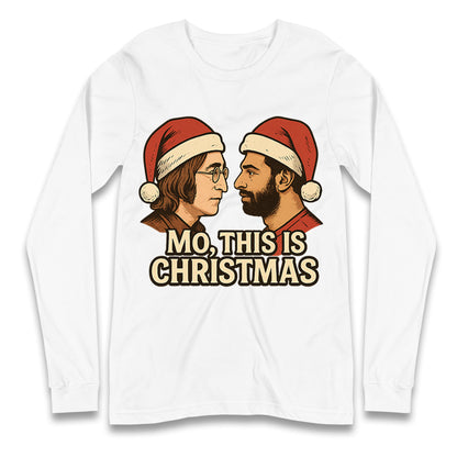 Mo This is Christmas John Lennon & Mo Salah Long Sleeve Shirt