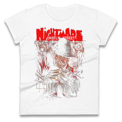 A Nightmare On Elm Street Ladies T Shirt