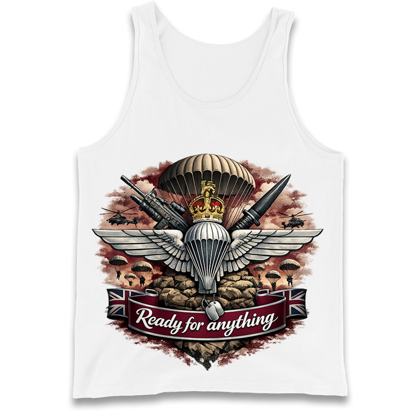 Ready for Anything Parachute Regiment Tank Top