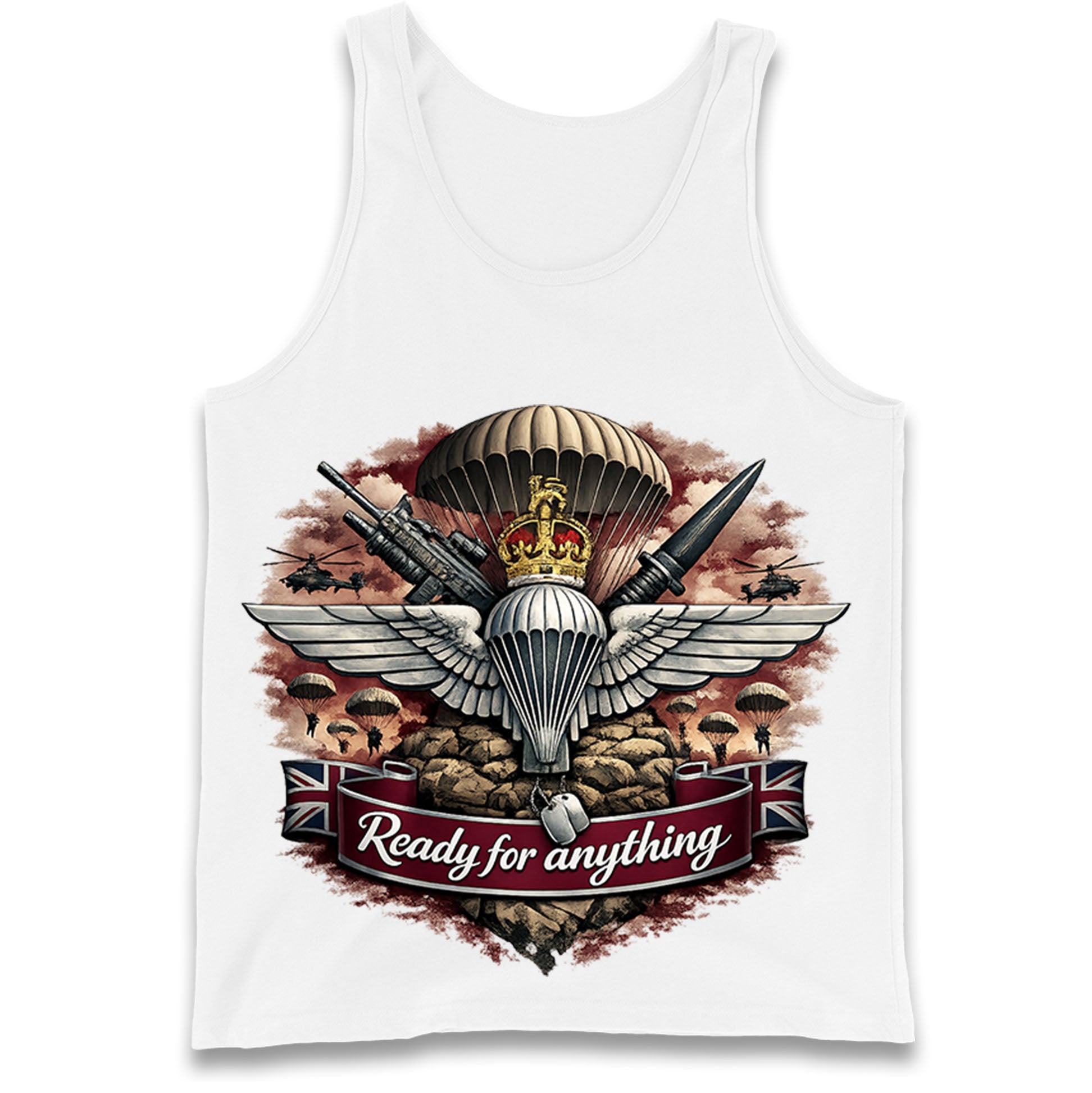 Ready for Anything Parachute Regiment Tank Top