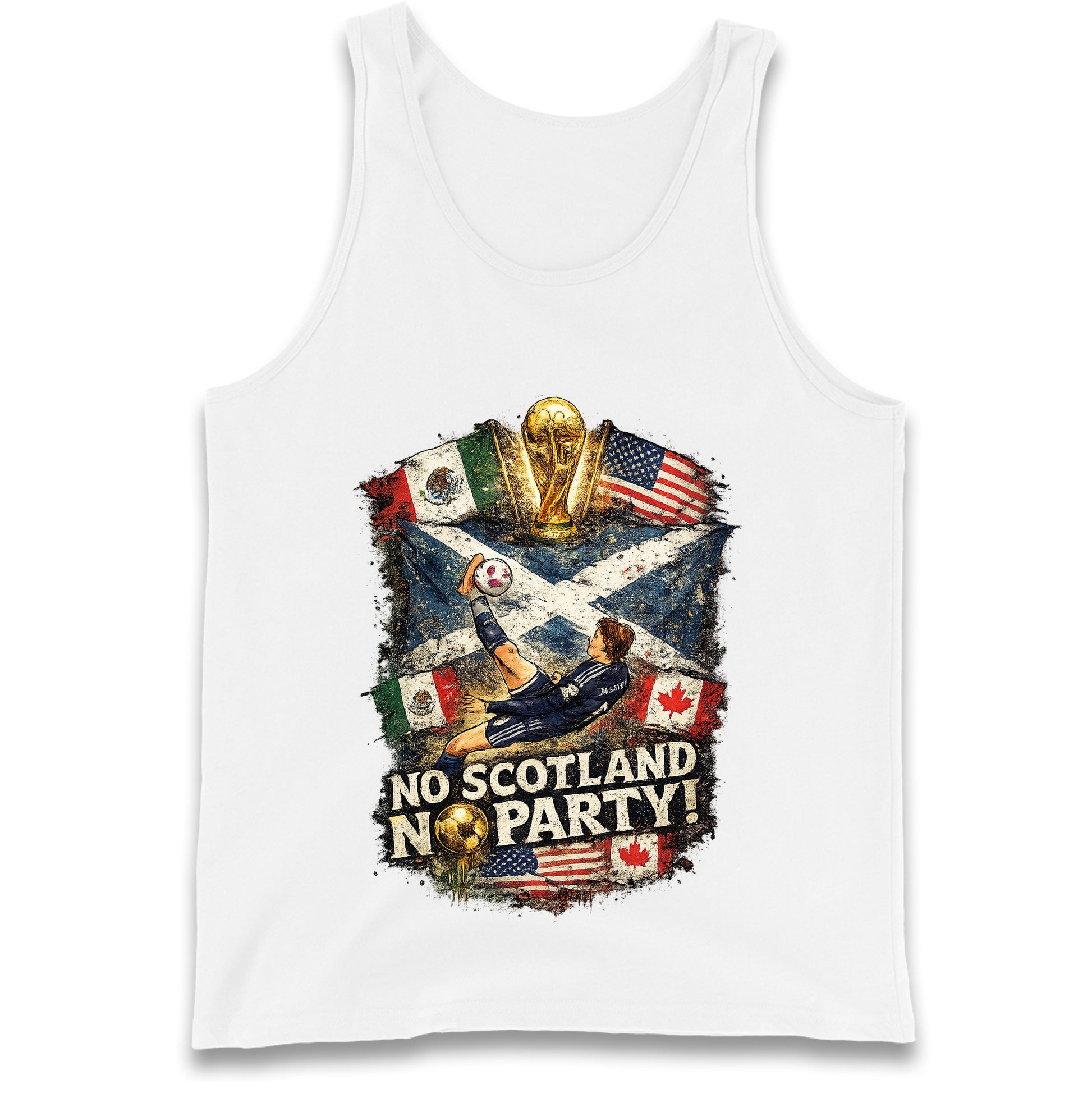 No Scotland No Party World Cup 2026 Tank Top