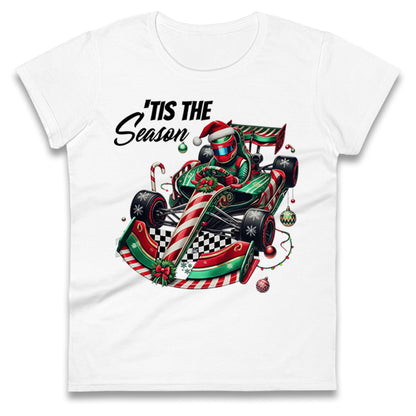 F1 Karting Tis The Season Christmas Ladies Shirt