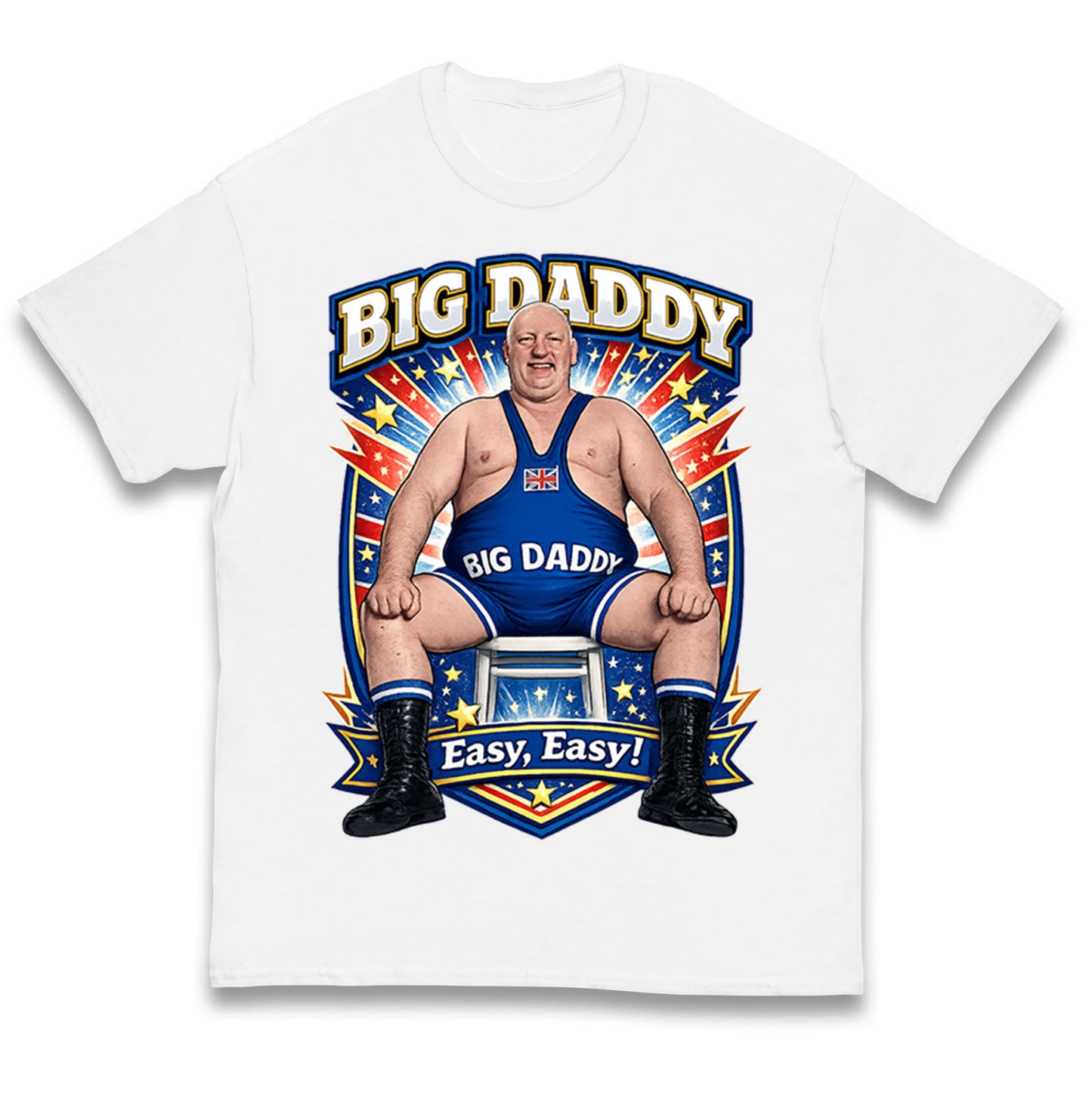 Big Daddy UK Wrestling Kids T Shirt
