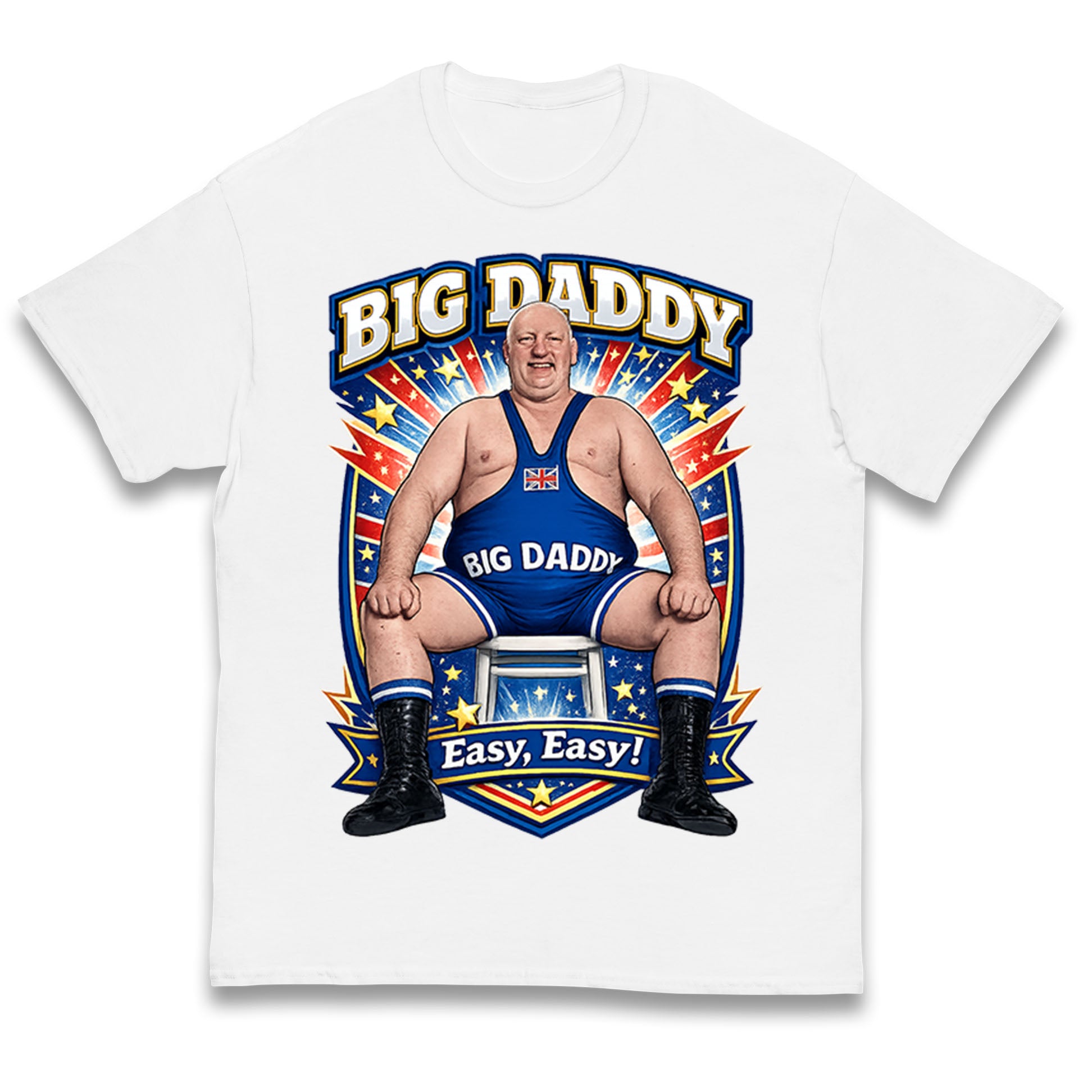 Big Daddy UK Wrestling Kids T Shirt