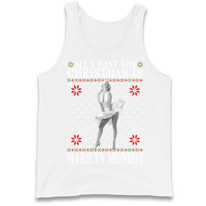 marilyn monroe christmas tank top