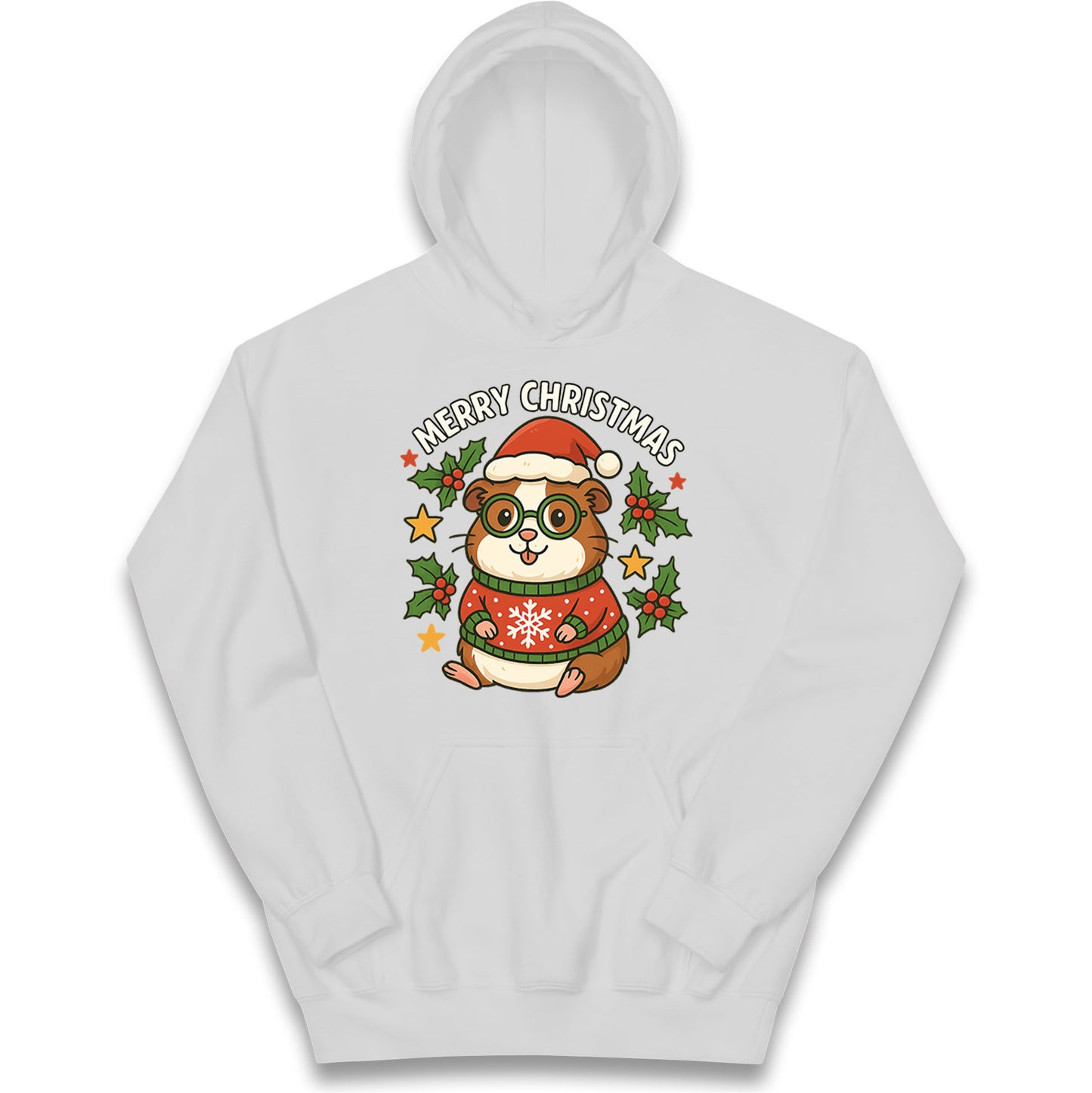 Guinea Pig Christmas Kids Hoodie