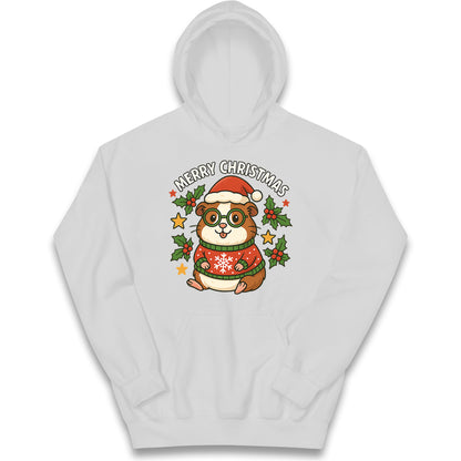 Guinea Pig Christmas Kids Hoodie