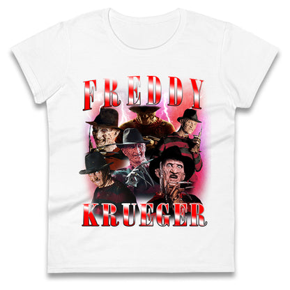 Freddy Krueger Scary Halloween Bootleg Womens t shirt