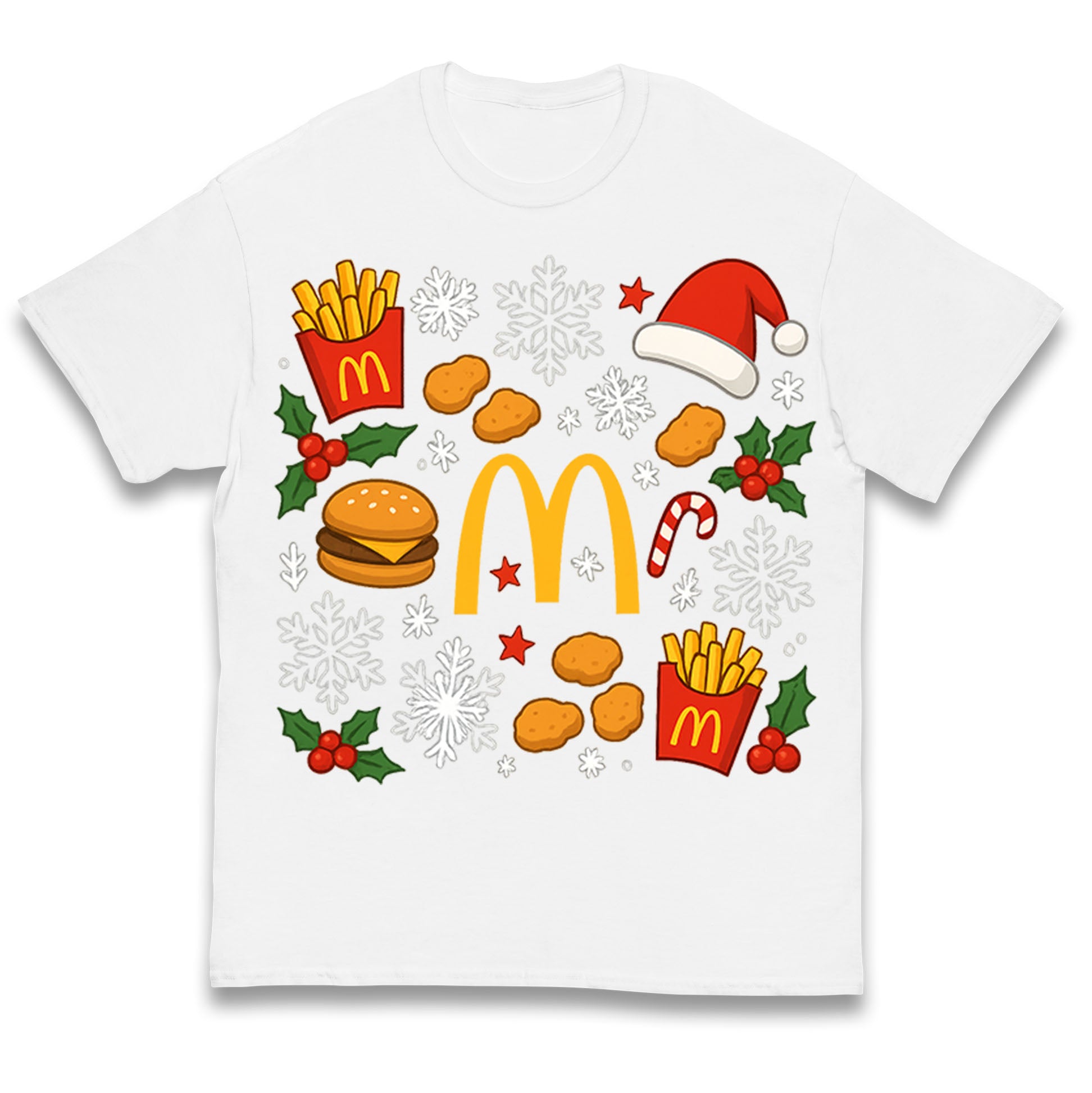 McDonalds Christmas Kids T Shirt 