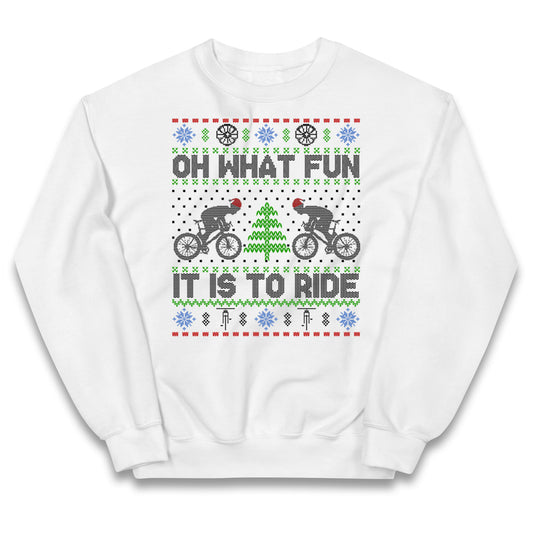 BMX Christmas Kids Jumper