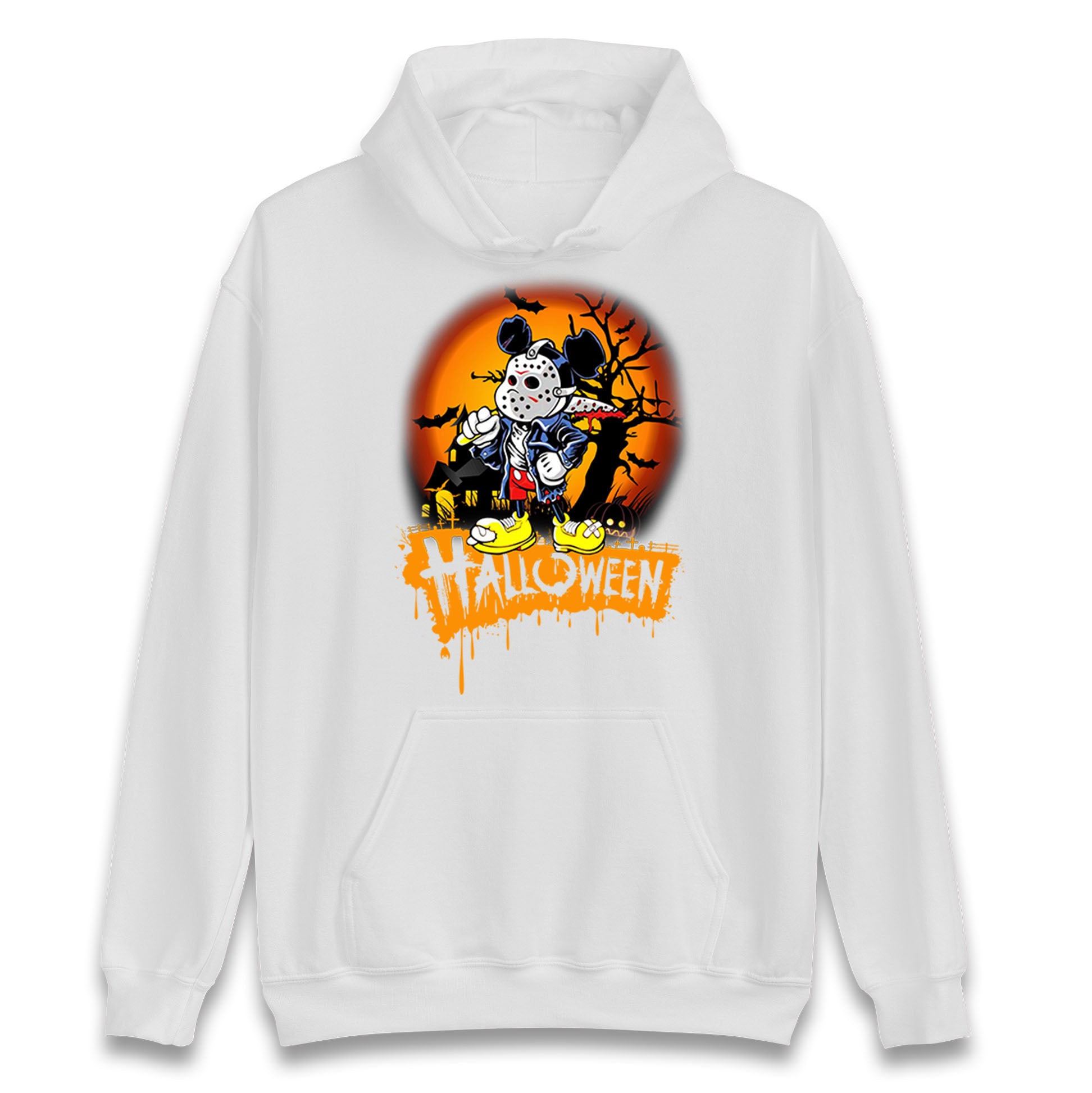 Mickey Mouse Haunted Halloween Hoodie
